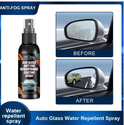 🚗 Car Glass Anti-Fog Hydrophobic Coating 100ML – Buy 1 Get 1 Free 🎁