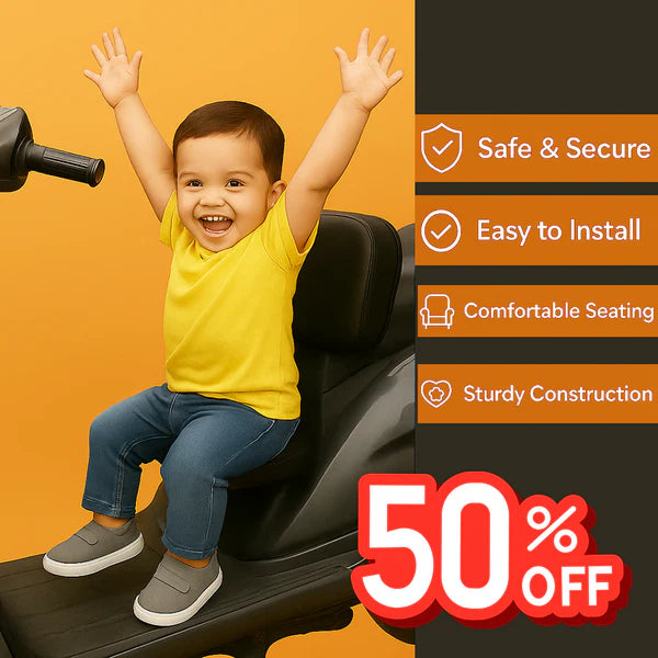 ScootySecure™ Baby Seat – Where Every Ride Feels Like a Hug