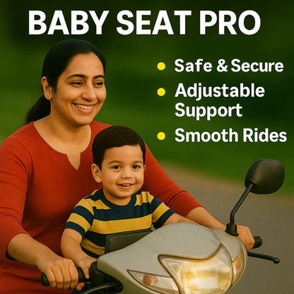 ScootySecure™ Baby Seat – Where Every Ride Feels Like a Hug