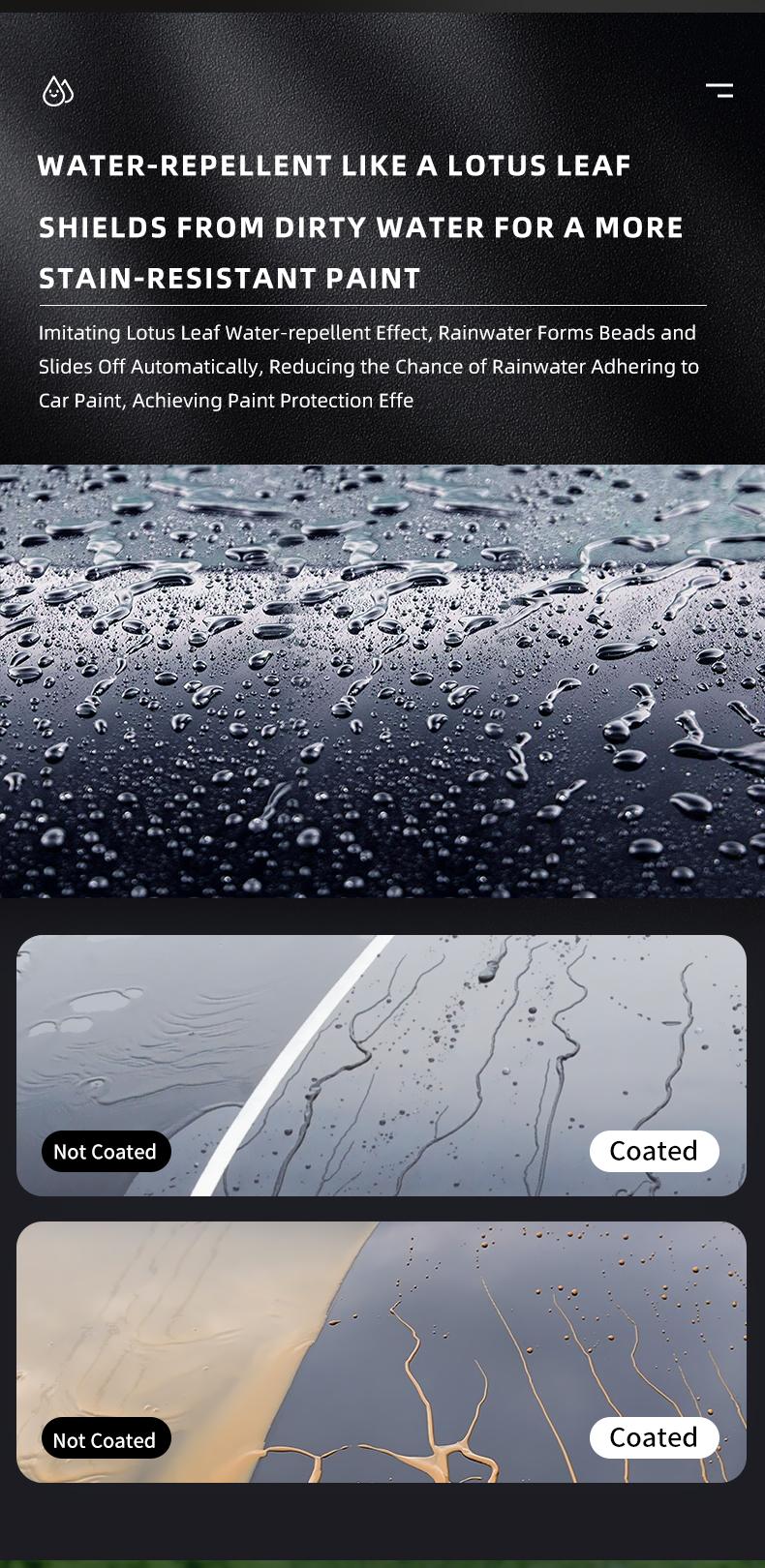 🚗 Car Glass Anti-Fog Hydrophobic Coating 100ML – Buy 1 Get 1 Free 🎁